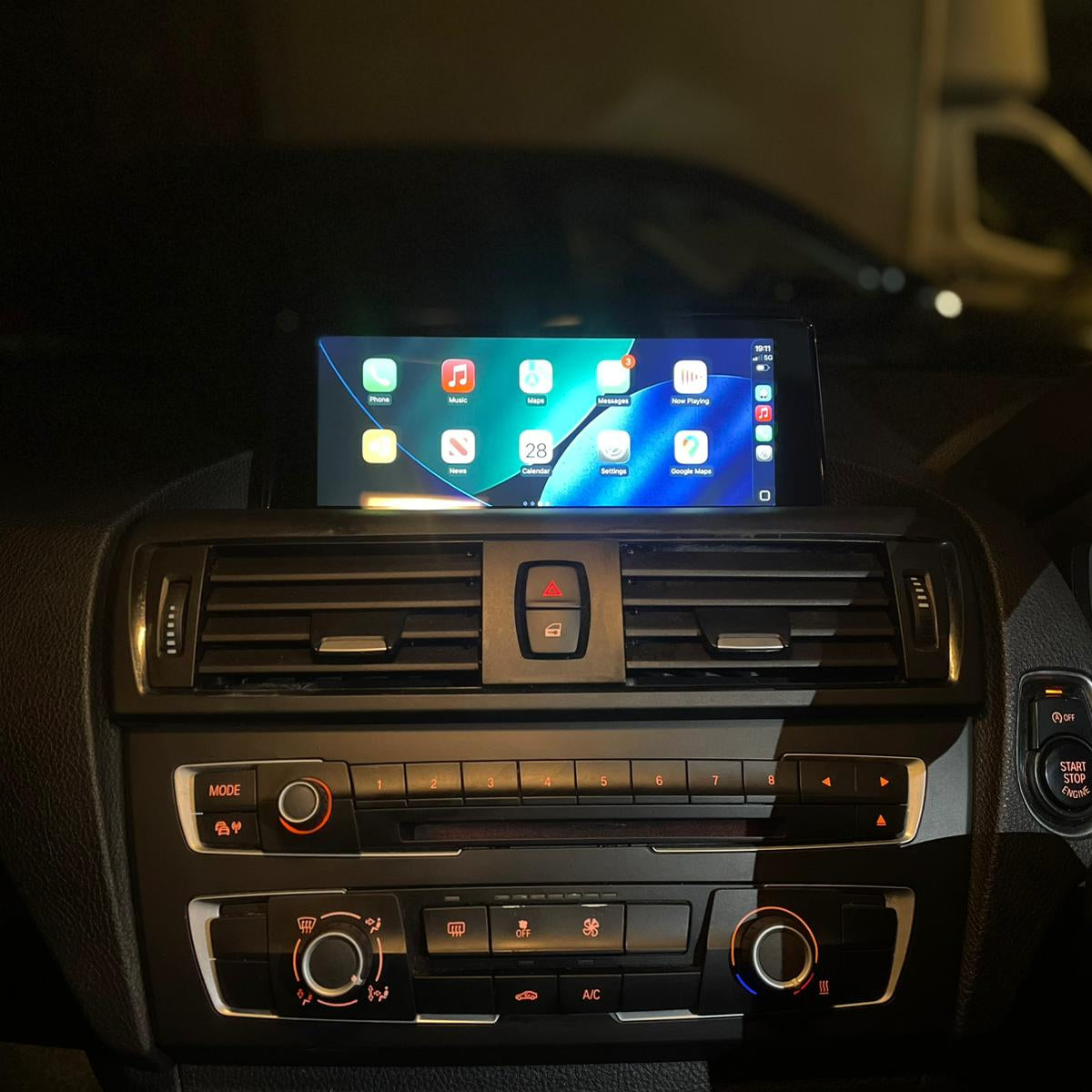 BMW F20 1 Series carplay screen