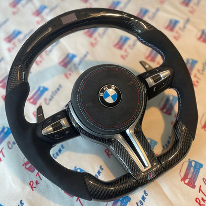 BMW F80 Carbon Fibre LED Steering Wheel
