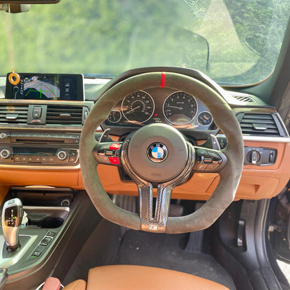 BMW F Series Flatbottom Alcantara Steering Wheel