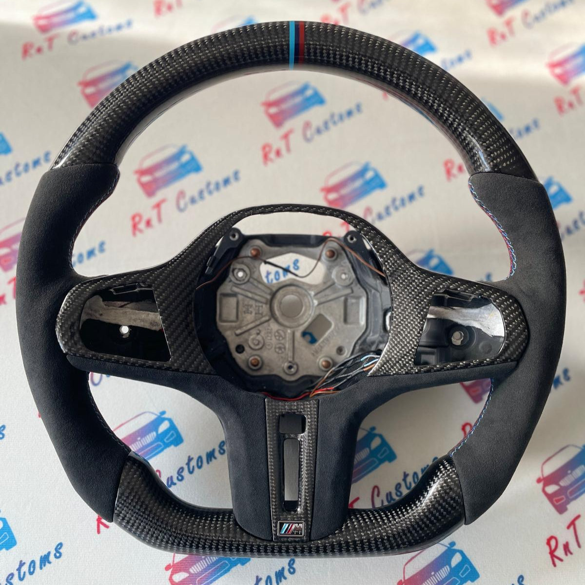 BMW G82 Carbo Fibre Alcantara Steering Wheel