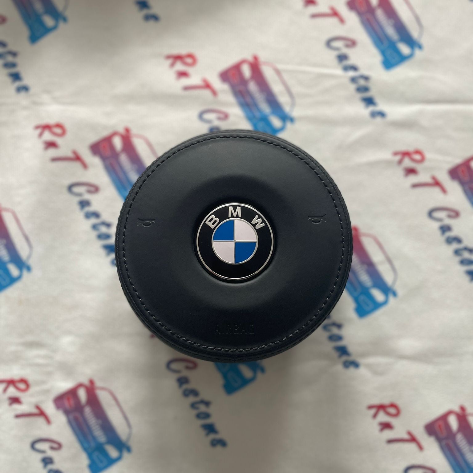 BMW LEATHER AIBAG COVER