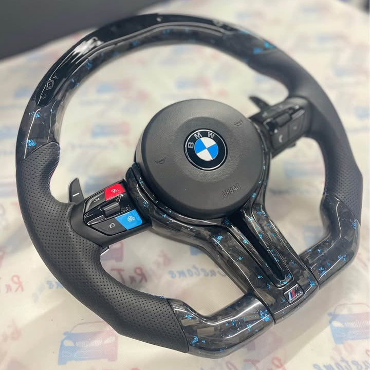 BMW LED Forged Carbon Steering Wheel