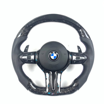 BMW LED Forged Carbon Steering Wheel