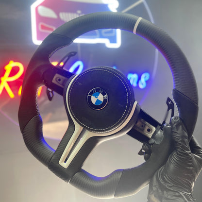 BMW Matte Carbon Fibre Steering Wheel