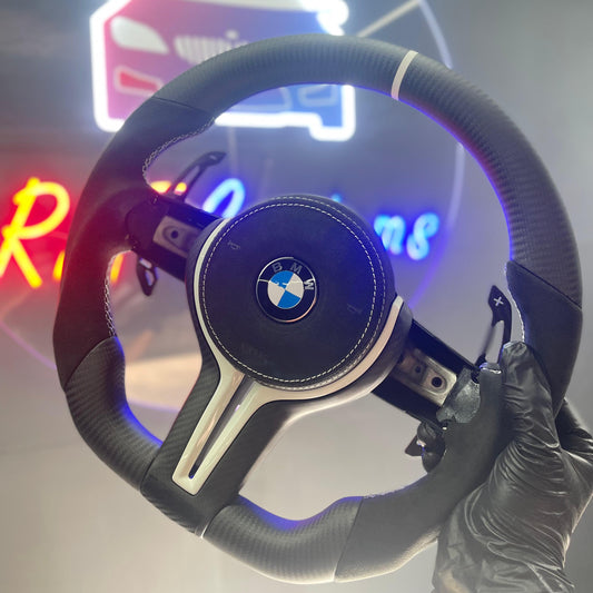 BMW Matte Carbon Fibre Steering Wheel