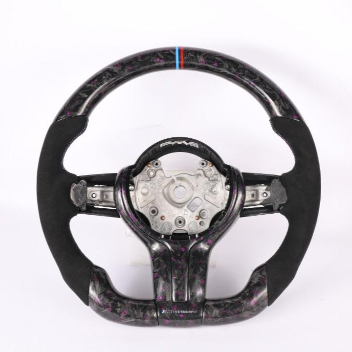 BMW Purple Forged Carbon Fibre Steering Wheel