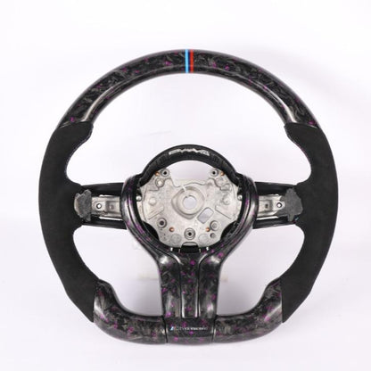 BMW Purple Forged Carbon Fibre Steering Wheel