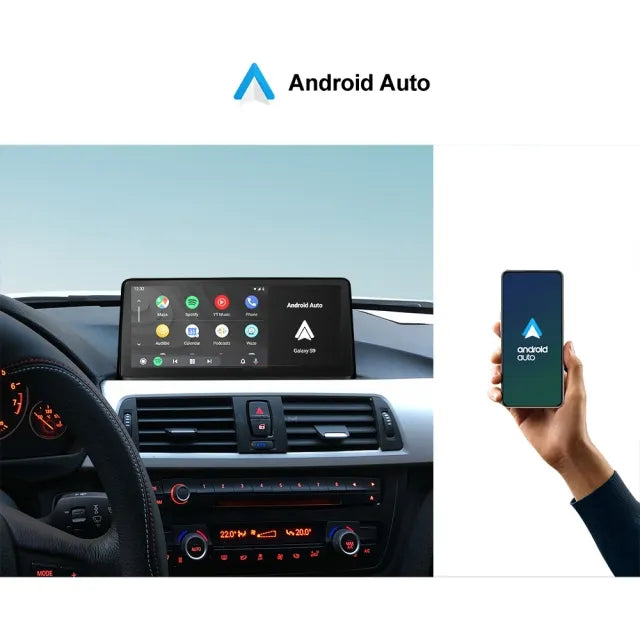 BMW WIRELESS ANDROID AUTO SCREEN
