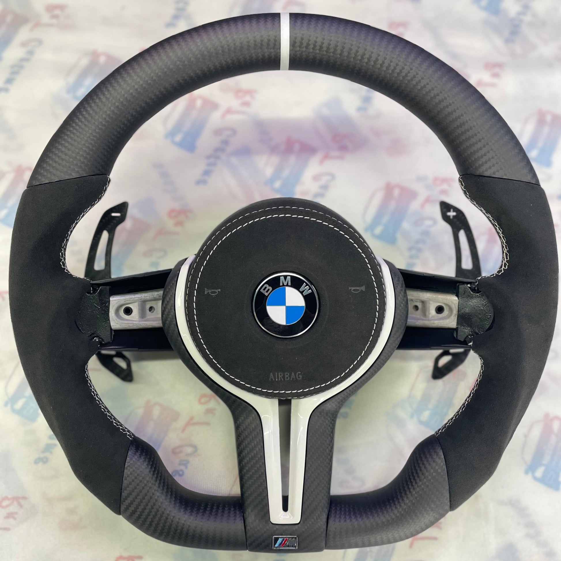 Bmw Matte Carbon Alcantara Steering Wheel