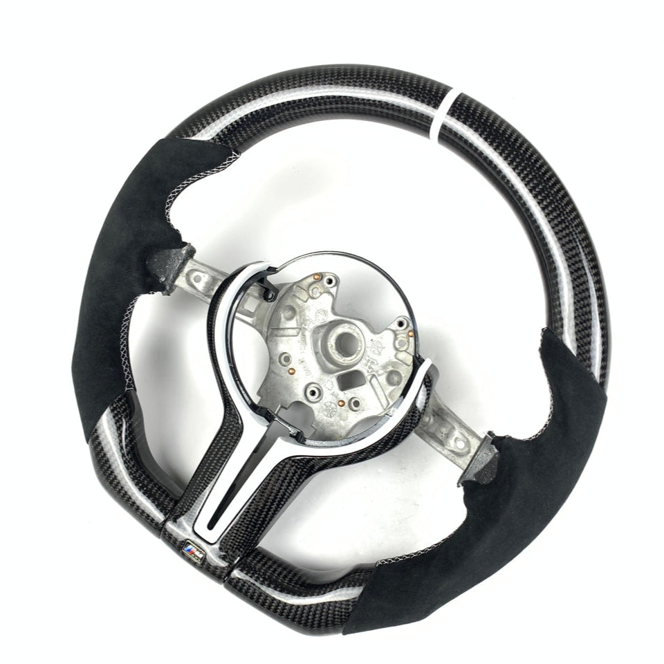 Custom BMW Carbon Fibre Steering Wheel