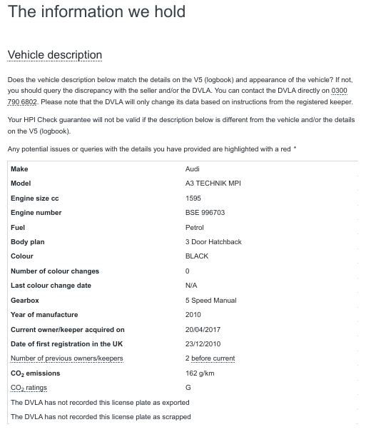 Audi A3 1.6 Technik MPI - Black
