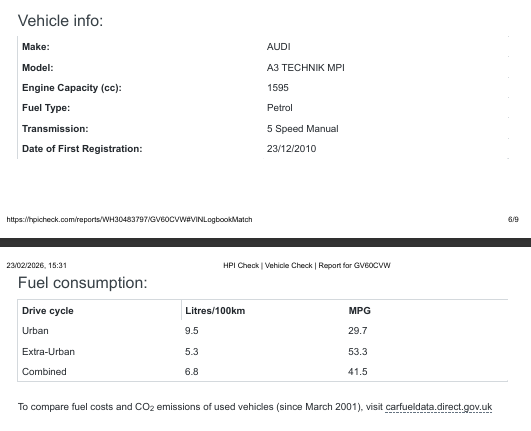 Audi A3 1.6 Technik MPI - Black