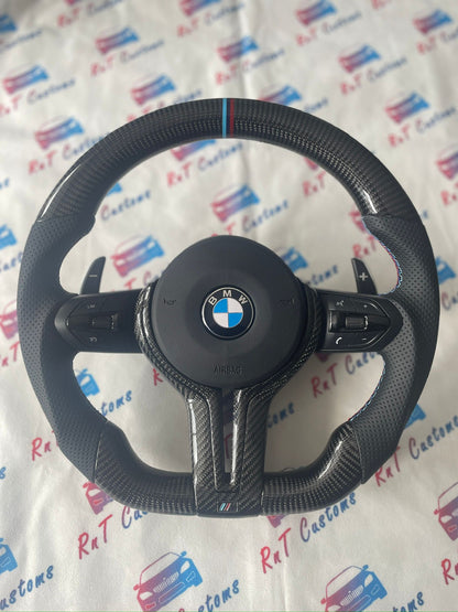 BMW (F Series) Carbon Fibre Steering Wheel Full Set