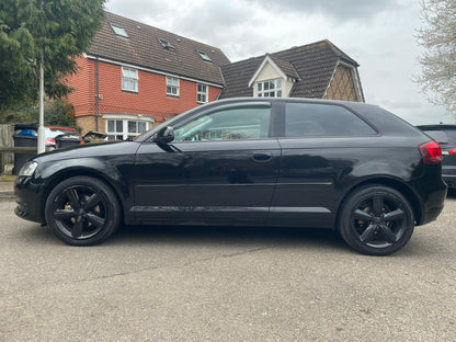 audi a3 black 2 dr