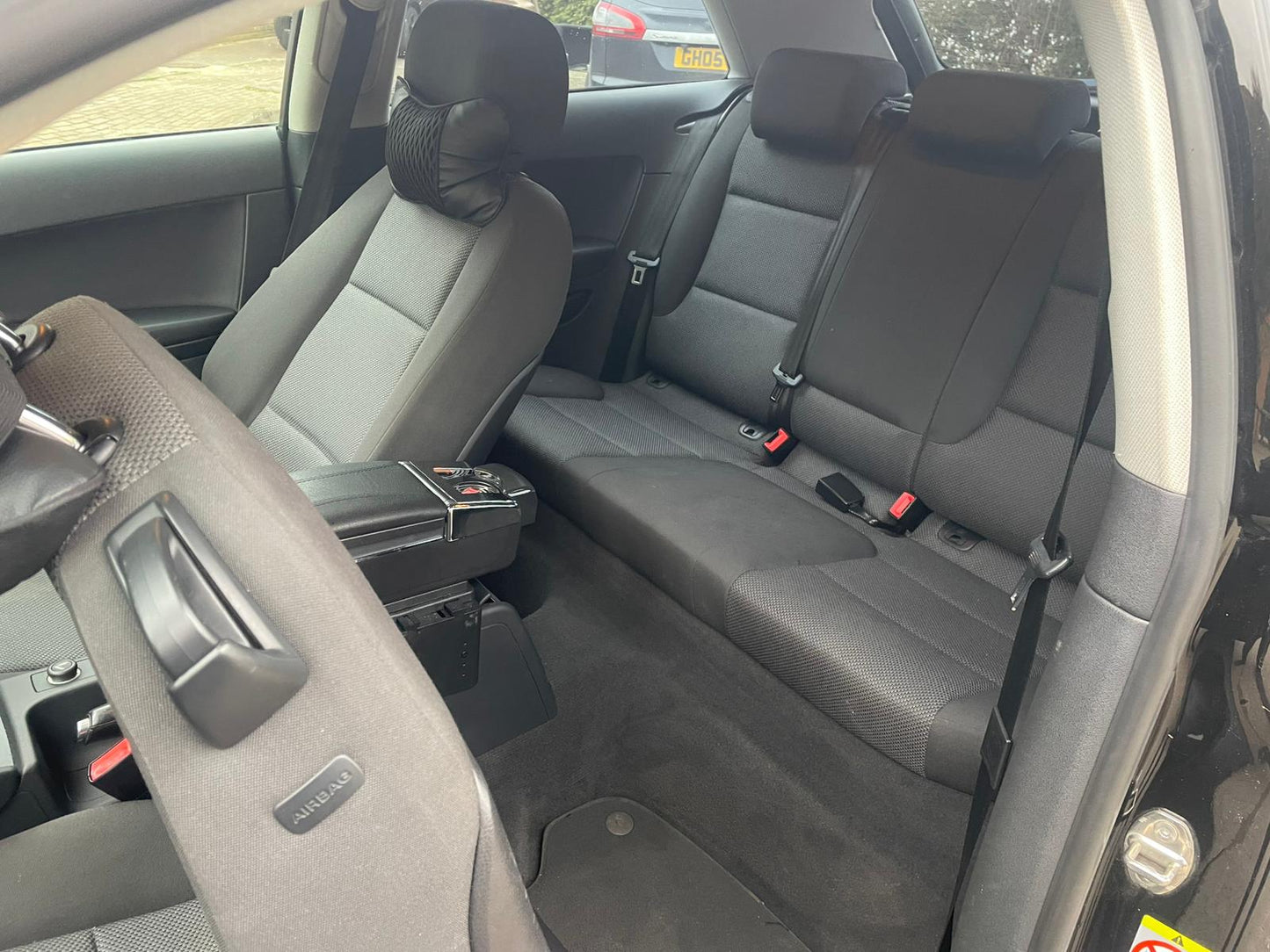 audi a3 black interior rear seats