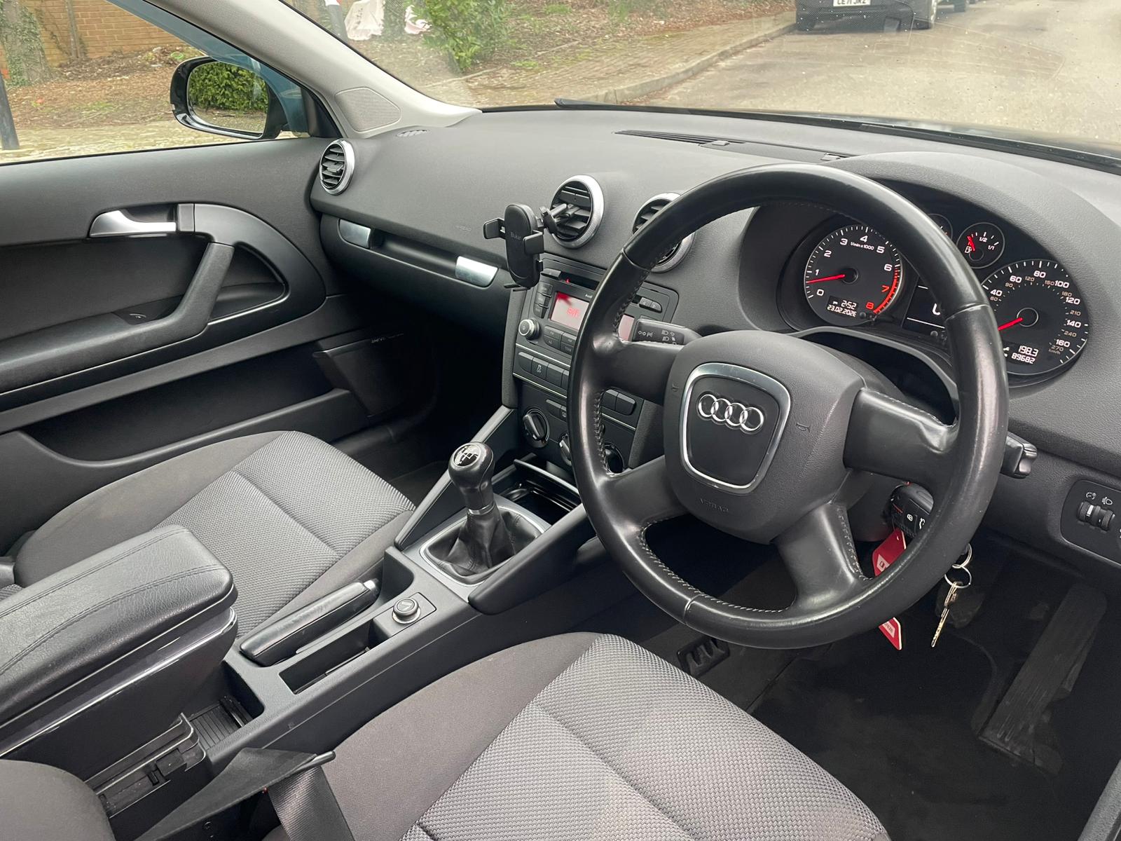 black audi a3 interior steering wheel