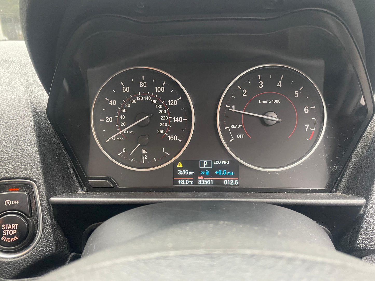 bmw 1 series low milage