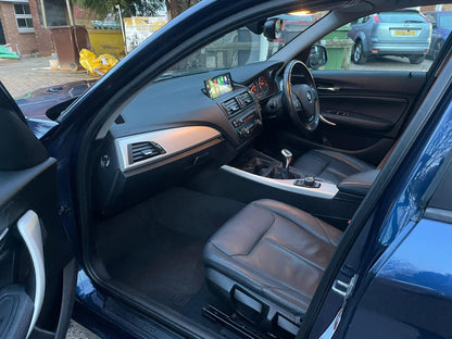 bmw f20 black leather interior