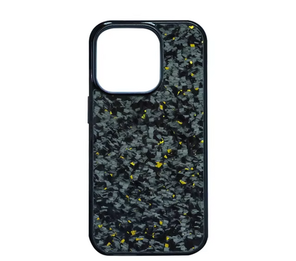 Gloss Carbon & Forged Carbon Fibre Anti-fall Phone Case for iPhone 12 / 13 / 14 / 15 / 16