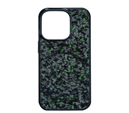 Gloss Carbon & Forged Carbon Fibre Anti-fall Phone Case for iPhone 12 / 13 / 14 / 15 / 16
