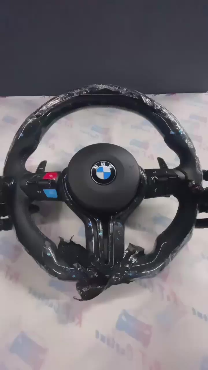BMW LED Forged Carbon Steering Wheel