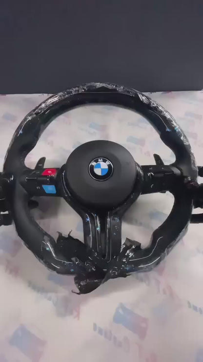 BMW LED Forged Carbon Steering Wheel