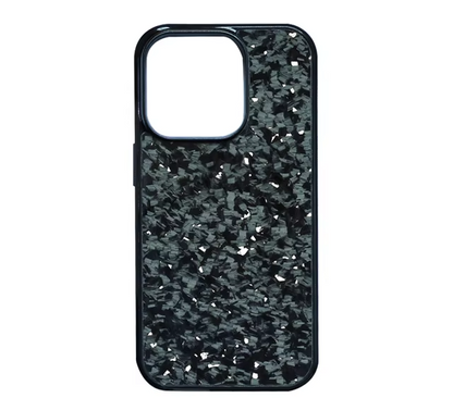Gloss Carbon & Forged Carbon Fibre Anti-fall Phone Case for iPhone 12 / 13 / 14 / 15 / 16